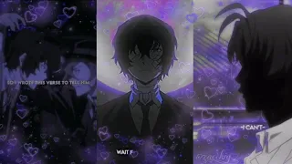 Bungo stray dogs tiktok edits