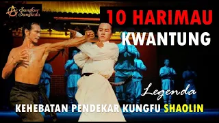 10 HARIMAU KWANTUNG Legenda Kehebatan Pendekar Kungfu Shaolin