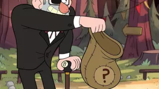 Gravity Falls Stan stealing the money