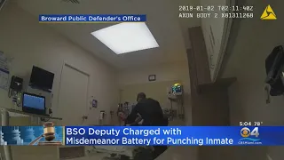 BSO Deputy Charged For Punching Man Handcuffed To Hospital Bed