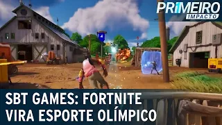 SBT Games: jogo Fortnite vira esporte eletrônico olímpico | Primeiro Impacto (12/05/23)