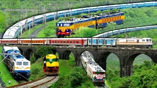 MUMBAI - PUNE | BHOR Ghats | EXPRESS Trains | Indian Railways -2