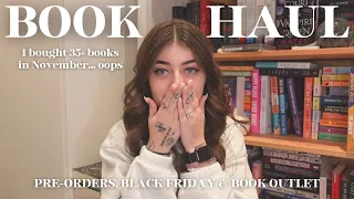 my BIGGEST book haul yet! 📚🛍️✨ preorders, gifts, black friday & book outlet purchases