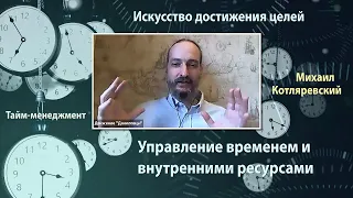 Управление временем и внутренними ресурсами. Тайм-менеджмент. Вебинар для волонтеров