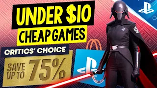 12 AMAZING PSN Game Deals UNDER $10! PSN CRITICS' CHOICE SALE 2024 Great CHEAP PS4/PS5 Games to Buy!