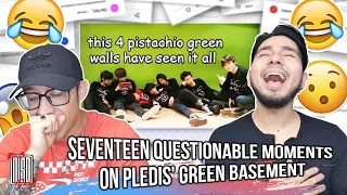 seventeen questionable moments on pledis' green basement | NSD REACTION