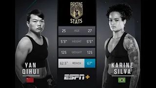 Karine Silva vs Qihui Yan Full UFC DWCS Fight Breakdown