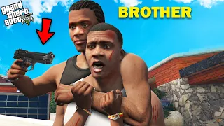 GTA 5 :  Franklin Fight With His Twin Brother In front of Franklin's House ! (GTA 5 Mods)