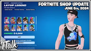 CUSTOM NBA SKINS ARE BACK! Fortnite Item Shop [June 5th, 2024] (Fortnite Chapter 5)