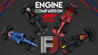 F1 2021 | Engine Sound Comparison | Mercedes, Honda, Renault, and Ferrari