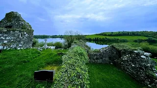 3 Ruined Irish Churches by the Lough