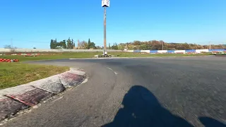 crash in kartodromo Athens 60cc mini