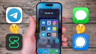 BEST iOS Messaging Apps! // iMessage vs Signal vs Telegram vs Session vs Facebook Messenger!