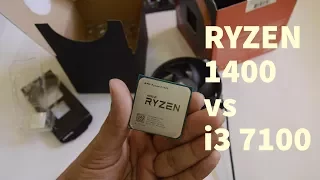 i3 7100 vs. Ryzen 1400 , Tested in 10 Games , is ryzen 5 worth for gaming ?