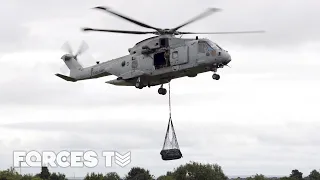 We Get A Guided Tour Inside A Royal Marines Merlin Helicopter! • EXERCISE MERLIN STORM 🚁 | Forces TV