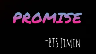 BTS JIMIN - Promise [English cover]