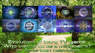 Evolution of intro TV-game "Who wants to be a millionaire?" (ABC)