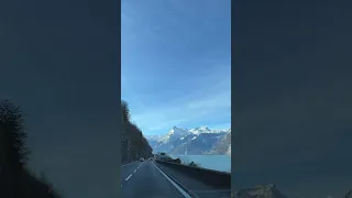 🛑 It's very hard to drive in Switzerland🇨🇭 there are such beautiful views all around! #shots #alps