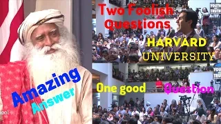 Sadhguru Guides Clueless Questioners at Harvard university