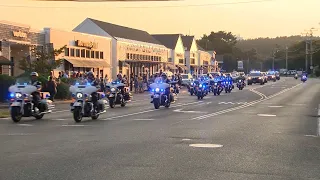 8-year-old boy who died of cancer receives police escort through Marshfield