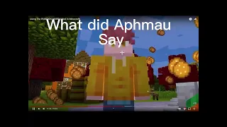 What did aphmau say (Did she just swear)