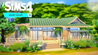 MT. KOMOREBI FAMILY HOME ~ Snowy Escape + Base Game: Sims 4 Speed Build (No CC)