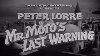 Mr  Moto in Mr Moto's Last Warning   1939   Peter Lorre