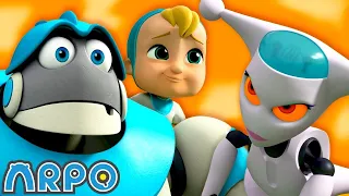 Sharing is Caring - Battle of the Bots!!! | Arpo | Cartoons for Kids | Learning Show | STEM