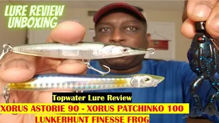 Bass Fishing Lure Review | Xorus Patchinko | Xorus Asturie | Lunkerhunt Finesse Frog