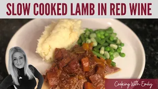 Slow Cooked Lamb In Red Wine | Slow Cooker And Oven Method | Great Easter Lamb Dinner