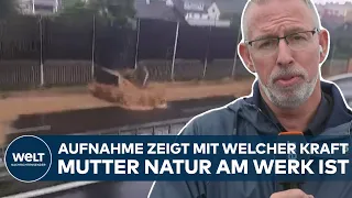 HEFTIGE UNWETTER IN SÜDDEUTSCHLAND: Dammbruch, Tote und Vermisste - B10 wird zum reißenden Fluss