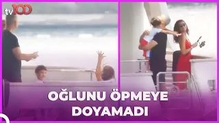 Özcan Deniz oğlu ve sevgilisiyle Bodrum'da düşman çatlattı