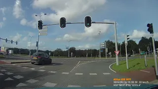 Dashcam Assen  Graswijk Europaweg Zuid