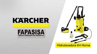 Hidrolavadora línea hogar K4 Home - Kärcher FAPASISA Paraguay