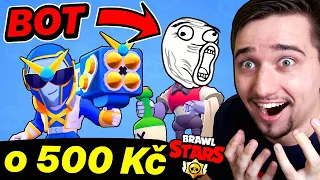 500 Kč VÝHRA! DUO S BOTEM?! 🤯 | Brawl Stars