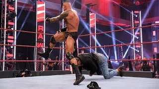 Randy Orton Punt Kick Shawn Michaels: Raw, August 17, 2020