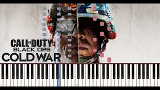Call of Duty: Black Ops Cold War - Menu Theme - Piano Cover (Synthesia)