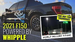 2021 F150 with a Whipple Supercharger hits the TRACK and sets RECORDS!