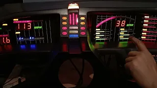 first test of the dash , for my kitt. need to powered screen and customs voices and sound