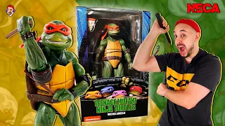 РАСПАКОВКА ФИГУРКИ ЧЕРЕПАШКИ-НИНДЗЯ: МАЙКИ! NECA TEENAGE MUTANT NINJA TURTLES (1990)! ТОП РОБ ОБЗОР!