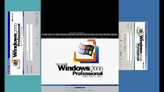 Windows 2000 avec 4, 8, 16, 32, 64, 128, 256 et 512 MB de RAM