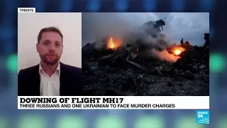 MH17: four suspects named for shooting down plane