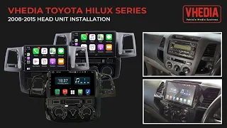 Toyota Hilux Series 2008-2015 Head Unit Installation