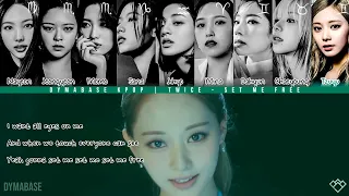 TWICE - SET ME FREE (English ver.) Color Coded Lyrics and Music Video | DYMABASE KPOP