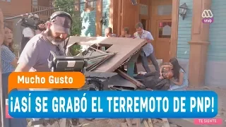 ¡Así se grabó el terremoto de PNP! - Mucho gusto 2018