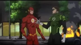 Liga de la justicia: Guerra - Flash conoce a Batman