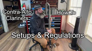 Contra Alto Clarinet Set-Up & Regulation- band instrument repair