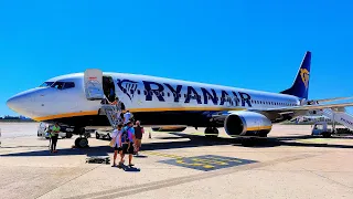 TRIP REPORT | Real HARD LANDING! | RYANAIR | Boeing 737-8AS | Brindisi to Verona