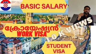 Croatia work permit Malayalam | Croatia Student Visa Europe