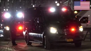 NYPD Unmarked police vans responding with rumbler siren 🚨